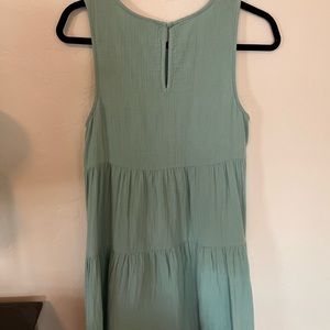 Sea foam Tiered Universal Thread Dress.
